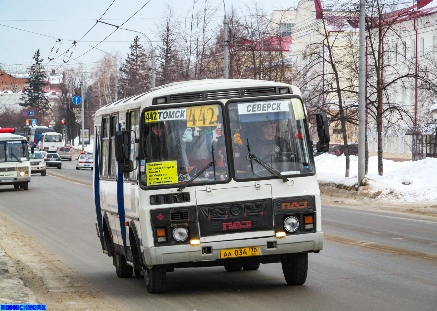 Томская область, ПАЗ-32054 № АА 034 70