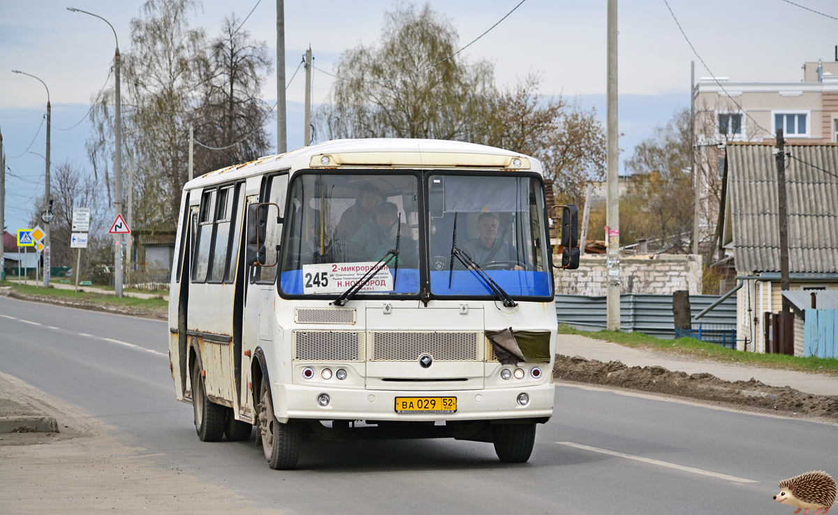 Нижегородская область, ПАЗ-4234-04 № ВА 029 52