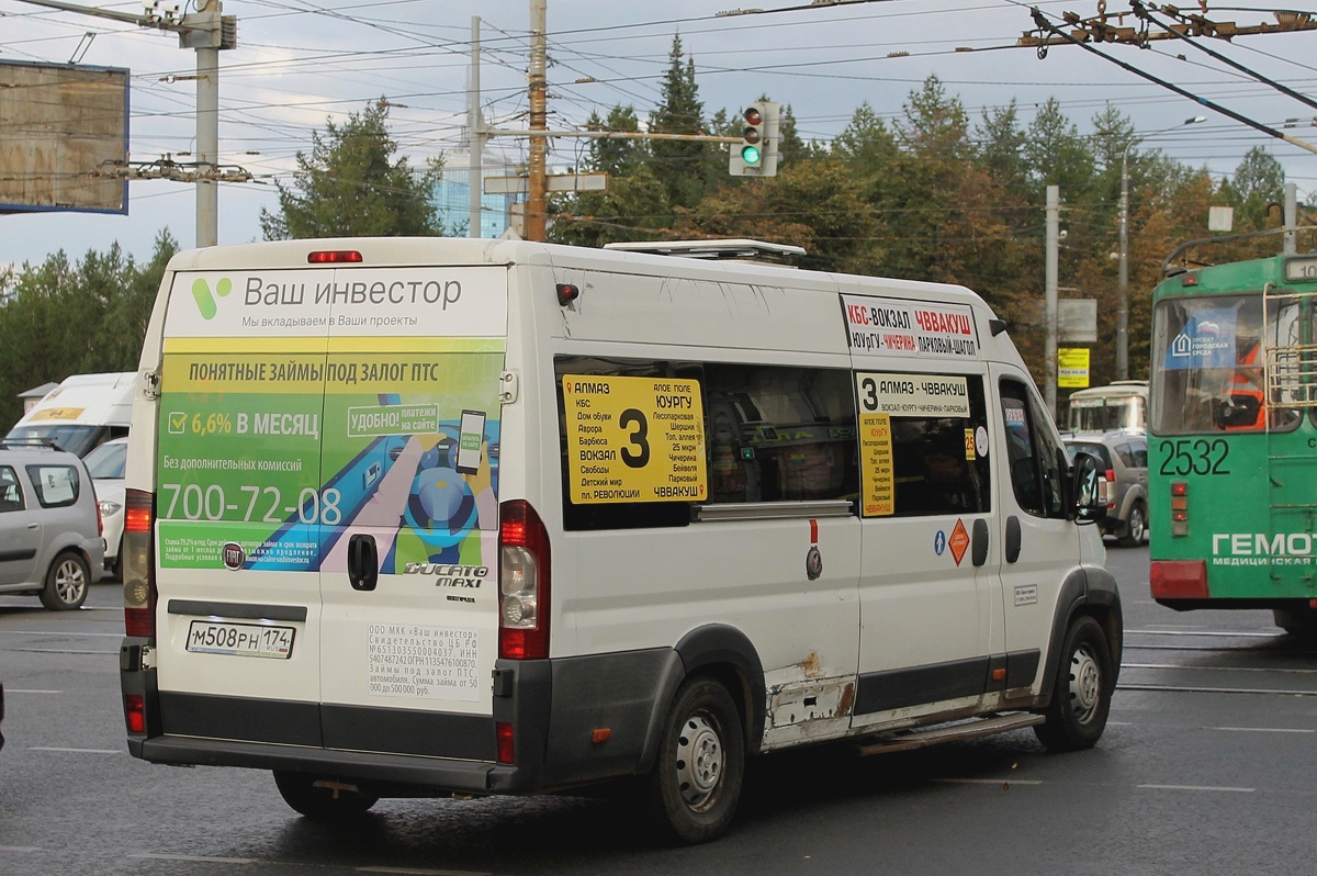 Челябинская область, Нижегородец-FST613 (FIAT Ducato) № М 508 РН 174