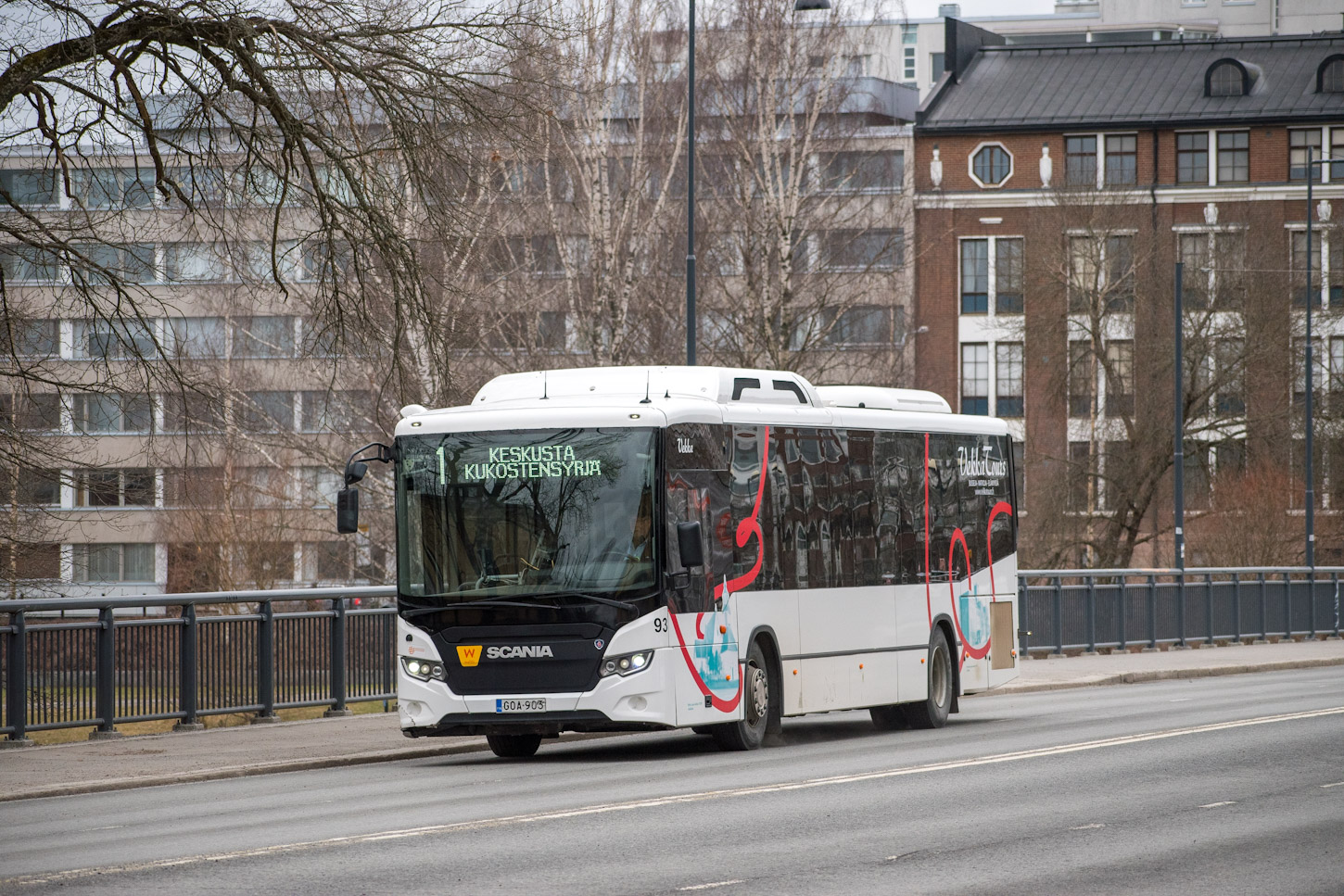 Финляндия, Scania Citywide LE Suburban № 93