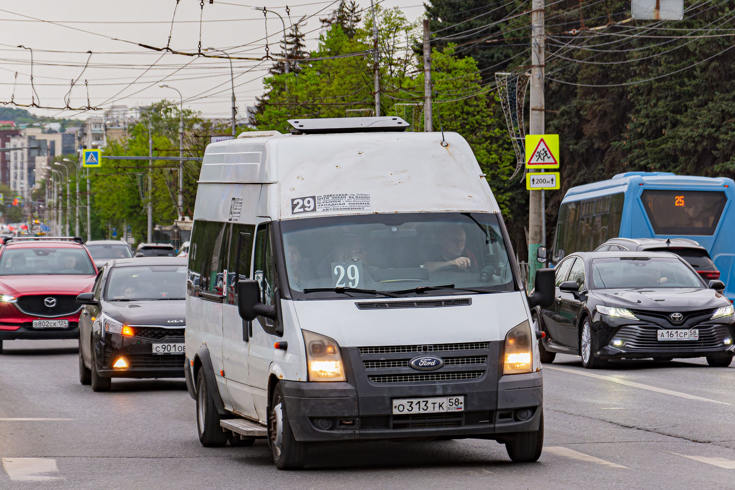 Пензенская область, Промтех-224326 (Ford Transit) № О 313 ТК 58