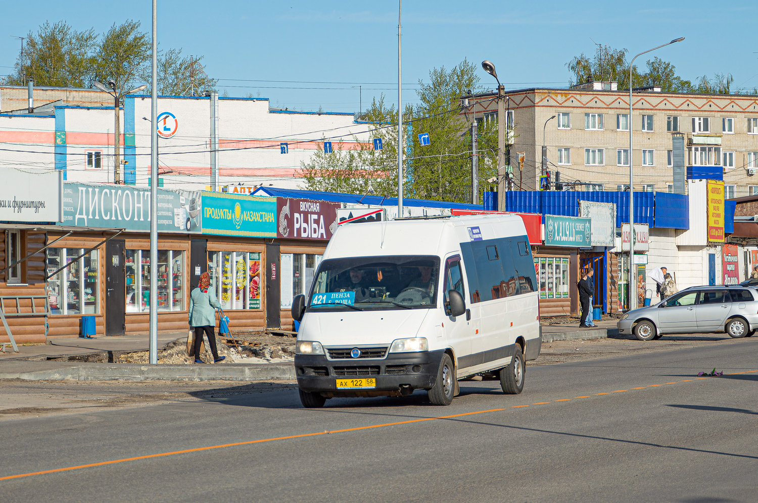 Пензенская область, FIAT Ducato 244 [RUS] № АХ 122 58