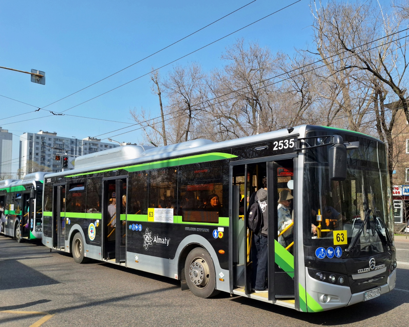 Алматы, Golden Dragon XML6125CN (Hyundai Trans Auto) № 2535