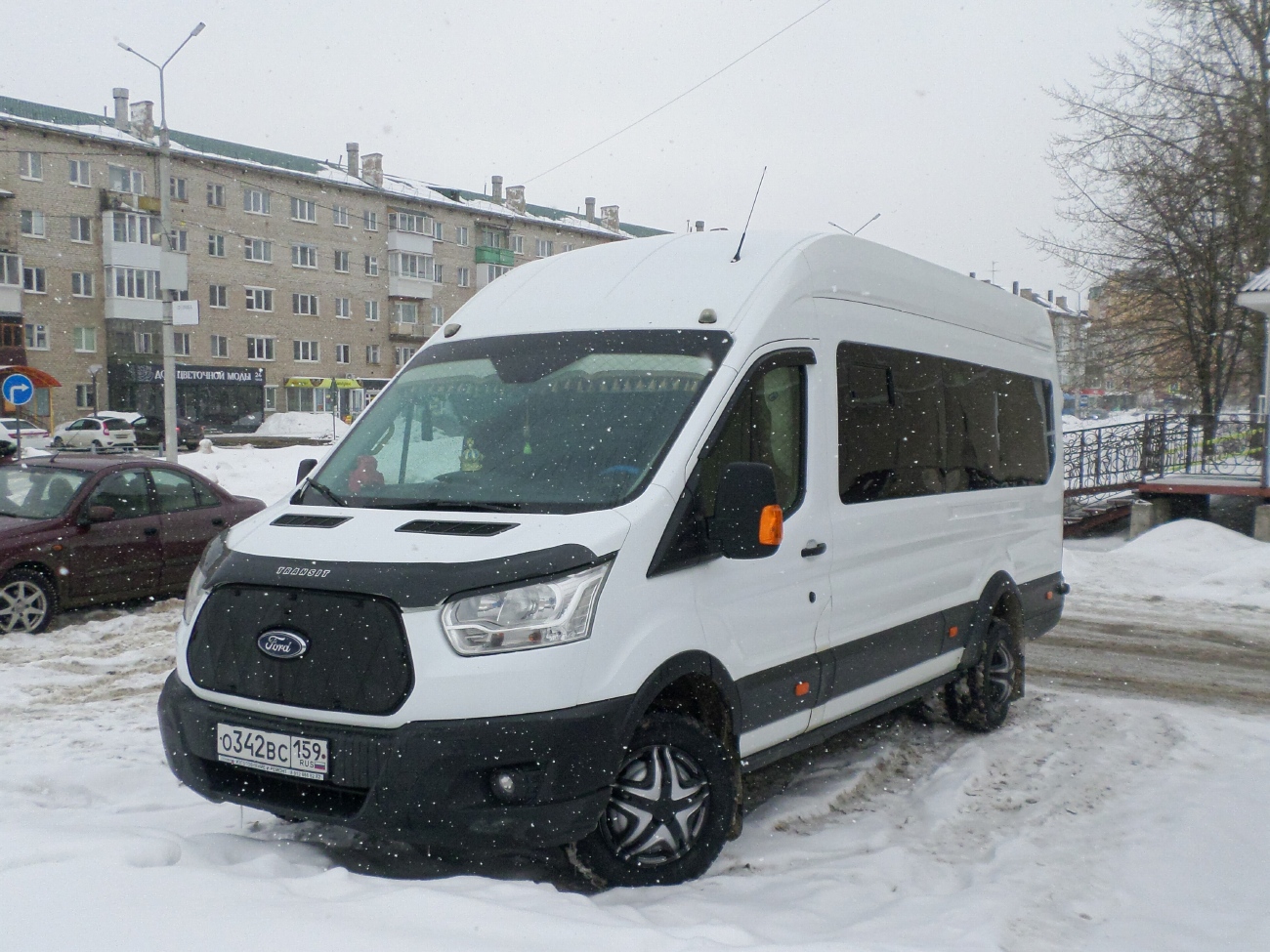 Пермский край, Ford Transit FBD [RUS] (Z6F.ESG.) № О 342 ВС 159