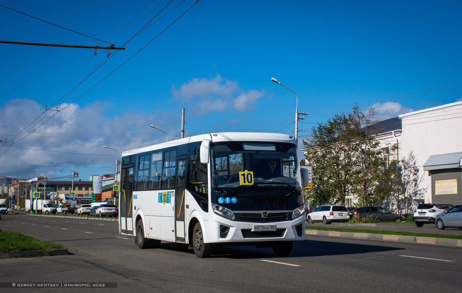 Stavropol region, PAZ-320415-04 "Vector Next" Nr. М 570 НХ 126