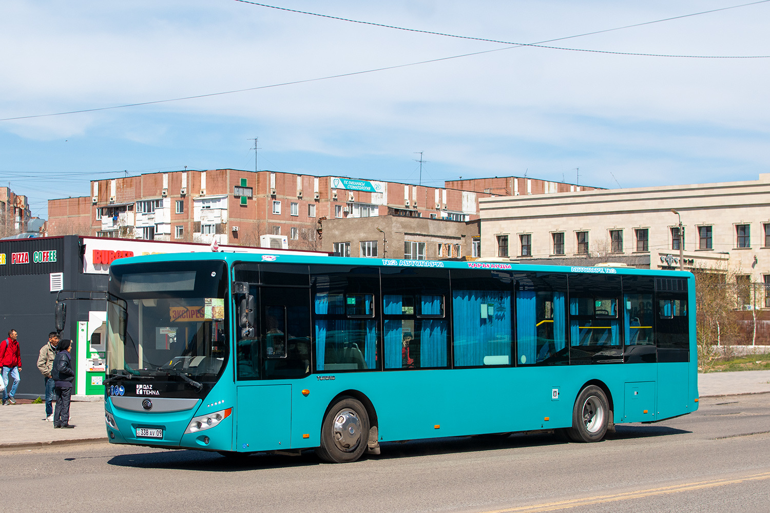 Карагандинская область, Yutong ZK6118HGA (QazTehna) № 338 AV 09