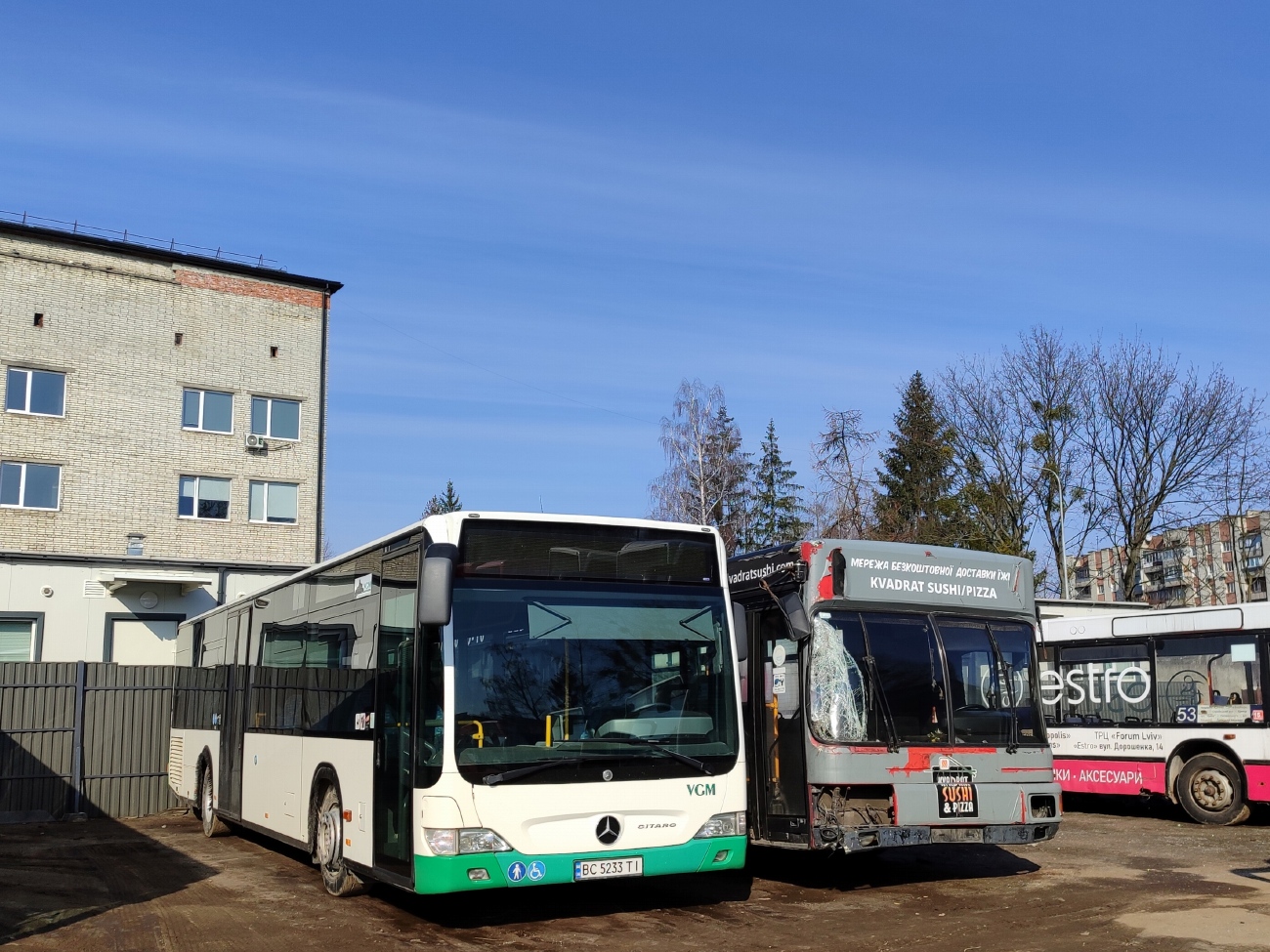 Львовская область, Mercedes-Benz O530Ü Citaro facelift Ü № BC 5233 TI; Львовская область, MAN A10 NL222 № BC 3226 AA