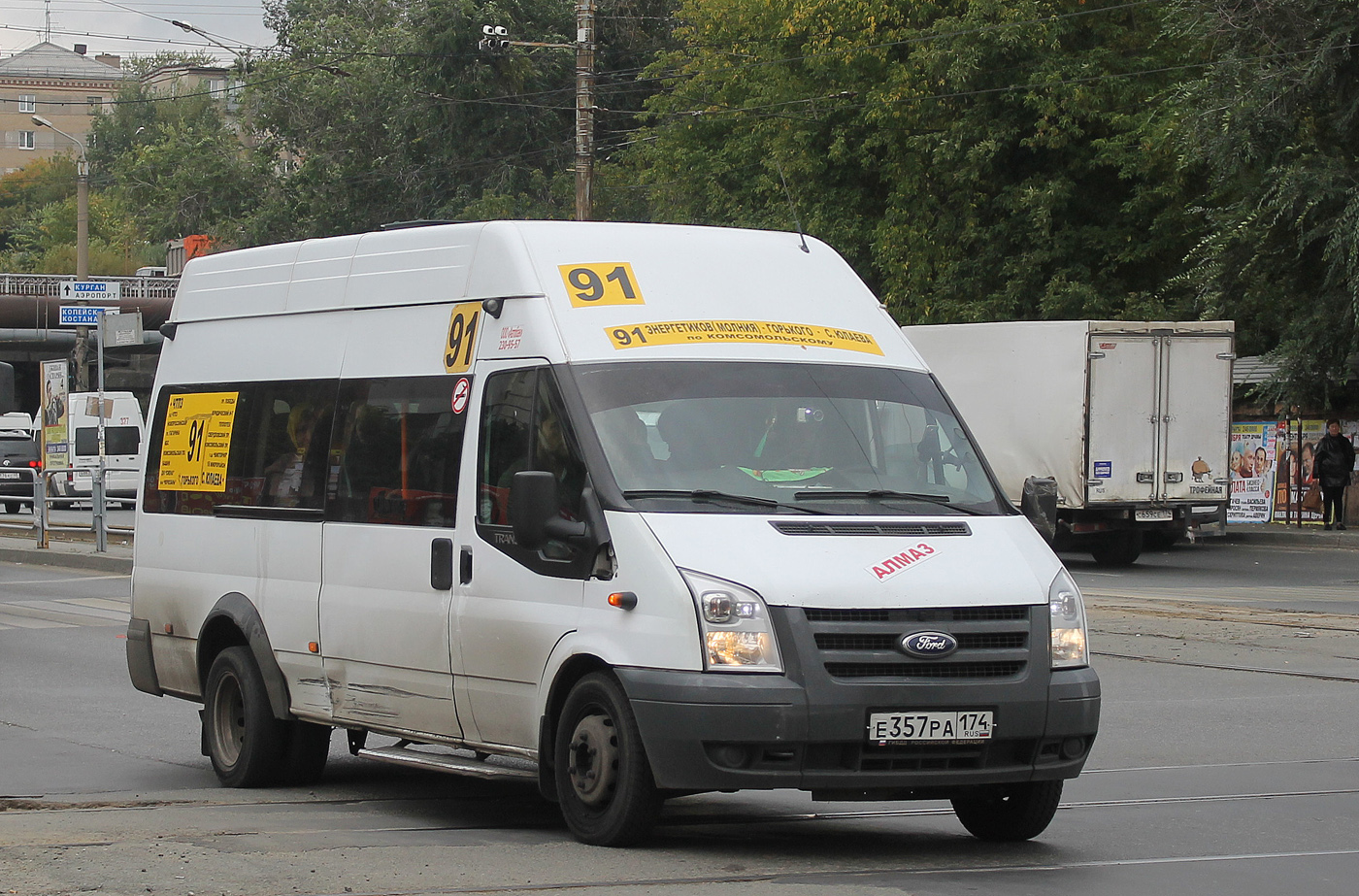 Челябинская область, Нижегородец-222702 (Ford Transit) № Е 357 РА 174