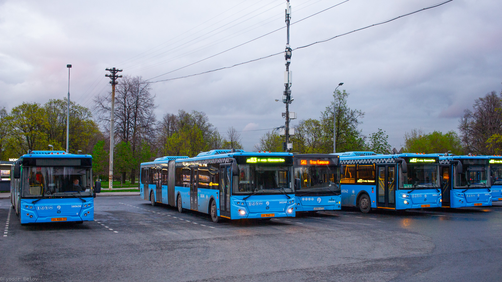 Μόσχα, LiAZ-6213.65 # 160638; Μόσχα, LiAZ-6213.65 # 161148