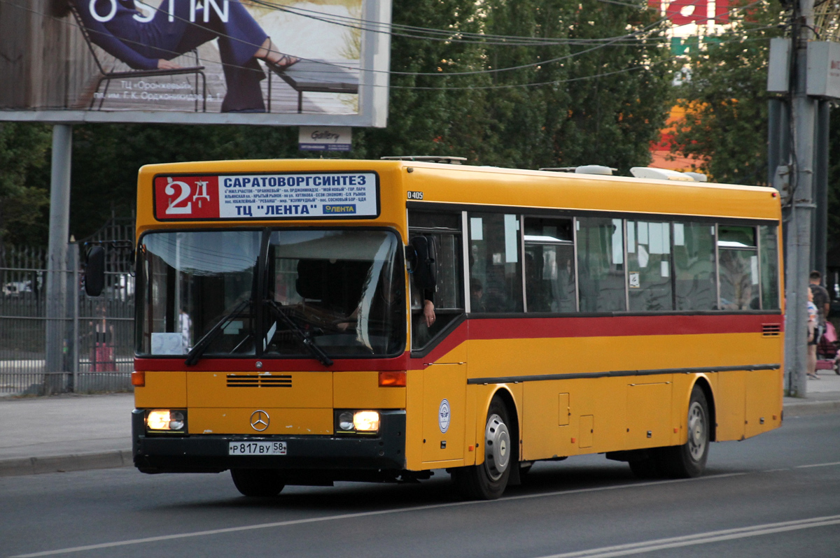 Саратовская область, Mercedes-Benz O405 № Р 817 ВУ 58