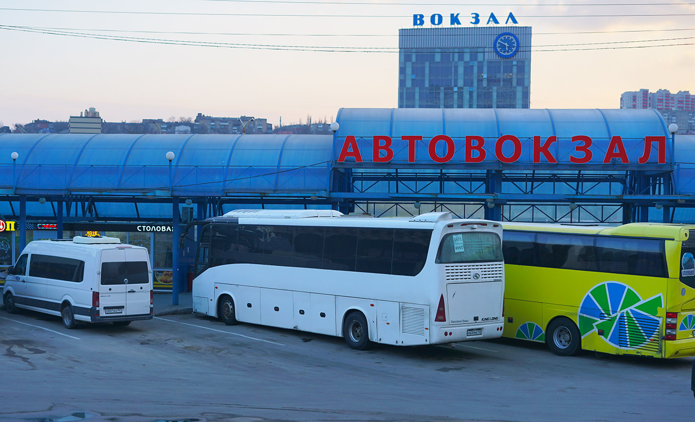 Ростовская область, Луидор-223902 (Volkswagen Crafter) № Е 831 АО 761; Краснодарский край, King Long XMQ6127C № О 634 МЕ 123
