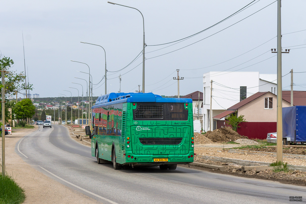 Севастополь, ЛиАЗ-5292.67 (CNG) № АА 334 92