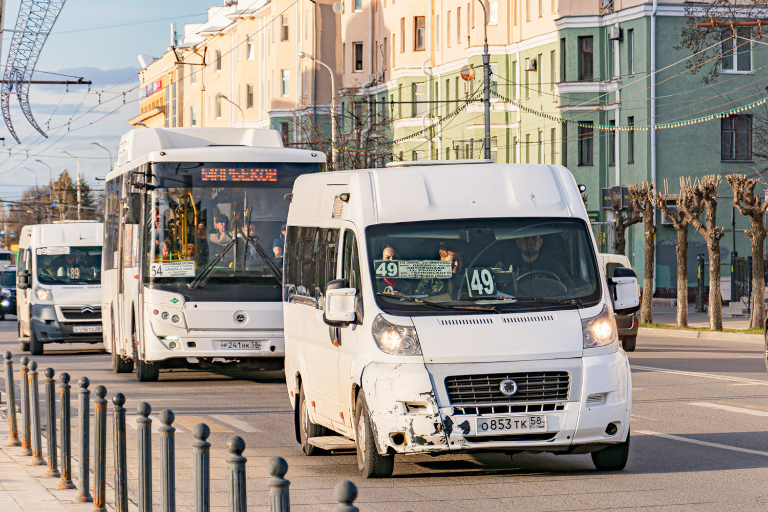 Пензенская область, Нижегородец-FST613 (FIAT Ducato) № О 853 ТК 58