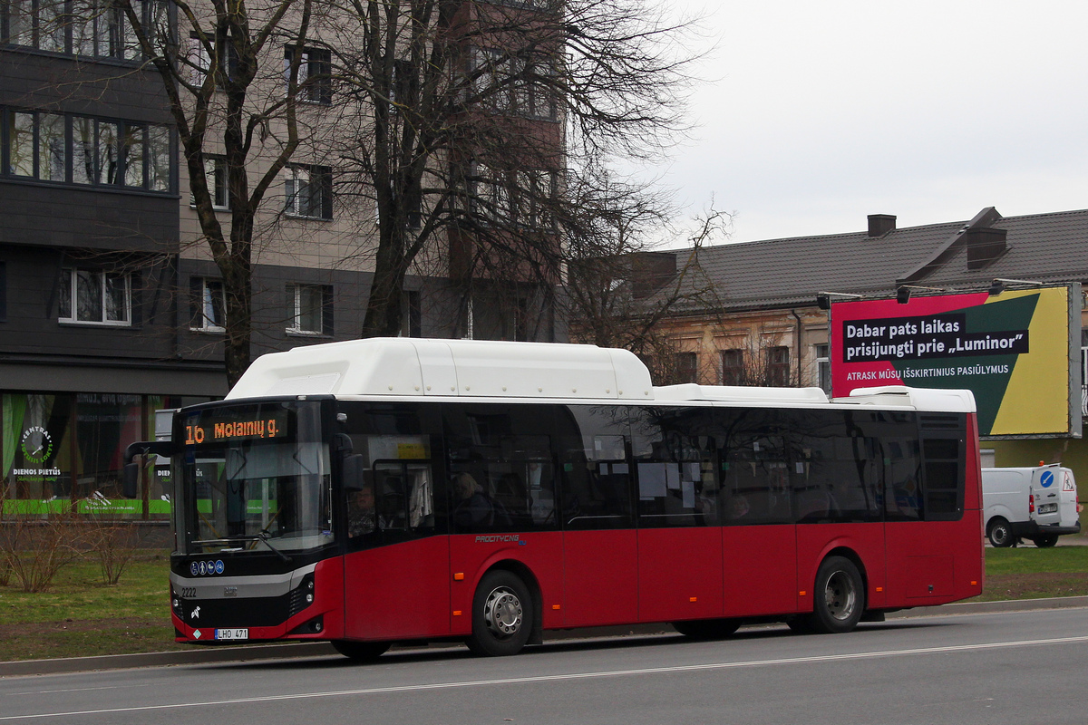 Литва, BMC Procity II 12LF CNG № 2222