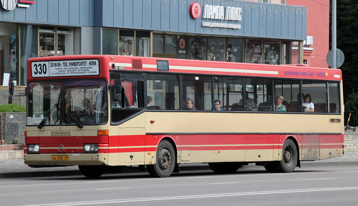 Lipetsk region, Mercedes-Benz O405 # АЕ 240 48