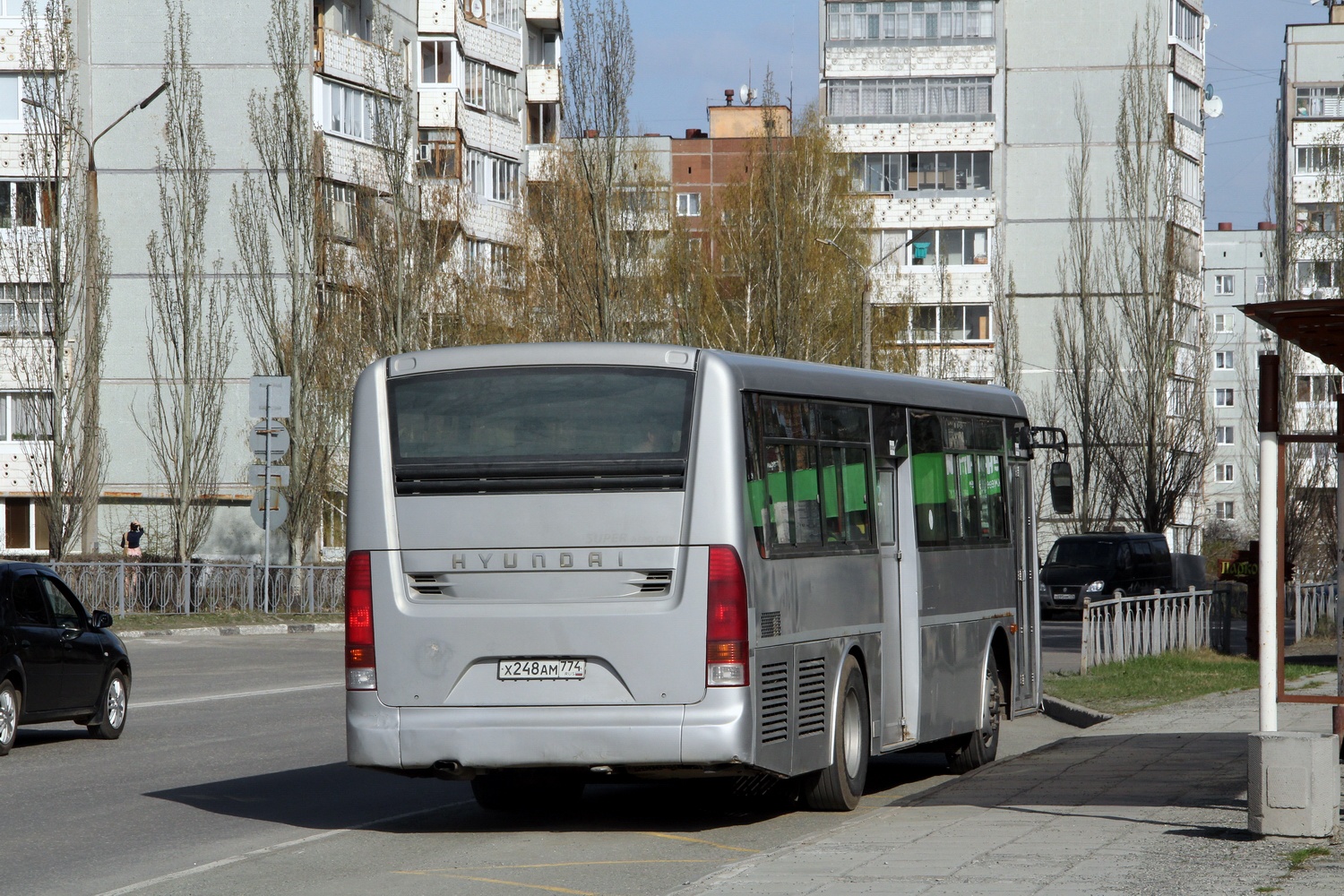 Челябинская область, Hyundai New Super AeroCity 1F/L № Х 248 АМ 774