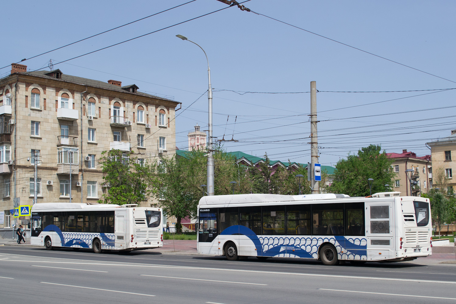 Волгоградская область, Volgabus-5270.G4 (CNG) № 11230; Волгоградская область, Volgabus-5270.G4 (CNG) № 11240