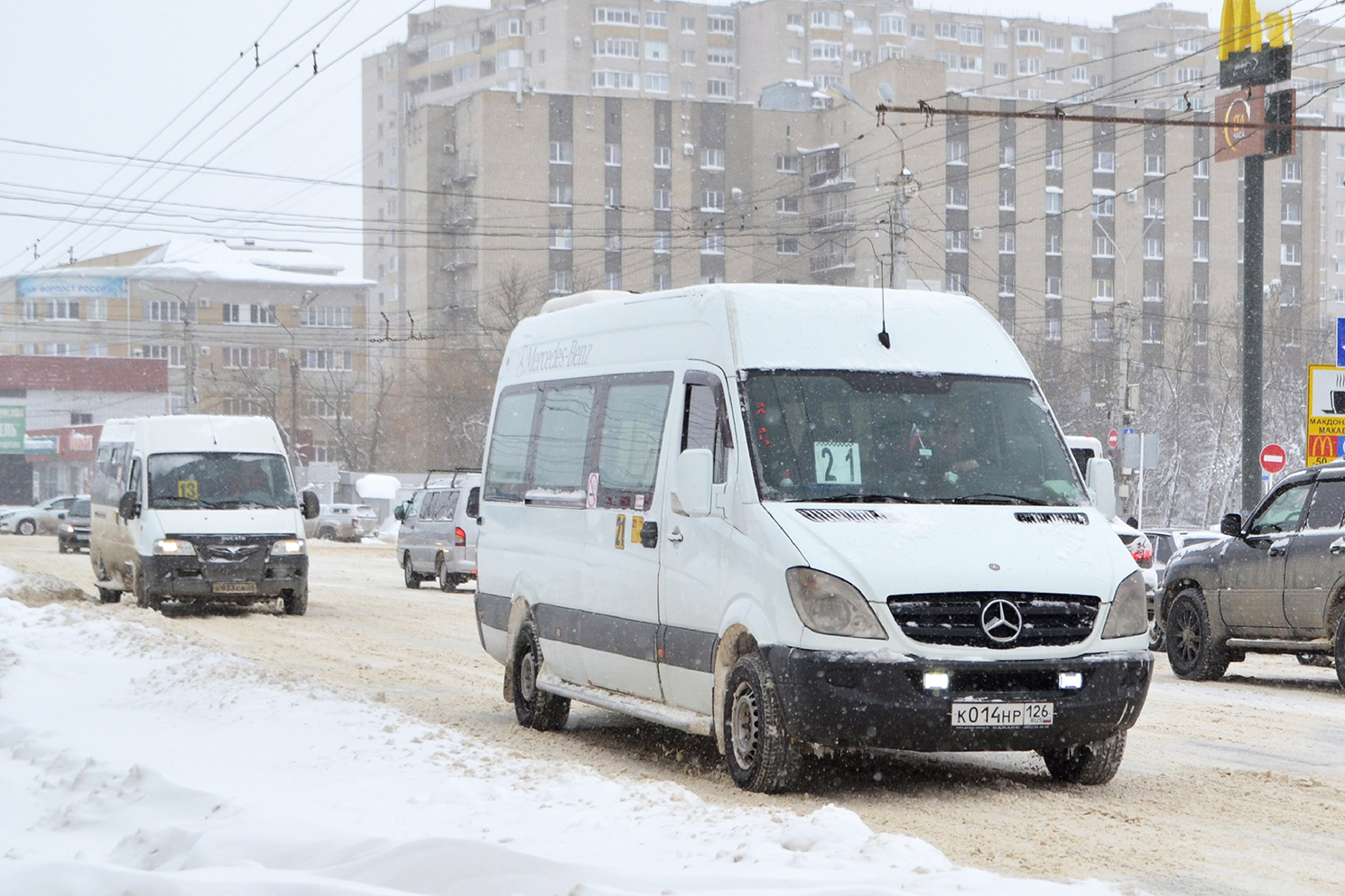 Ставропольский край, Mercedes-Benz Sprinter W906 313CDI № К 014 НР 126