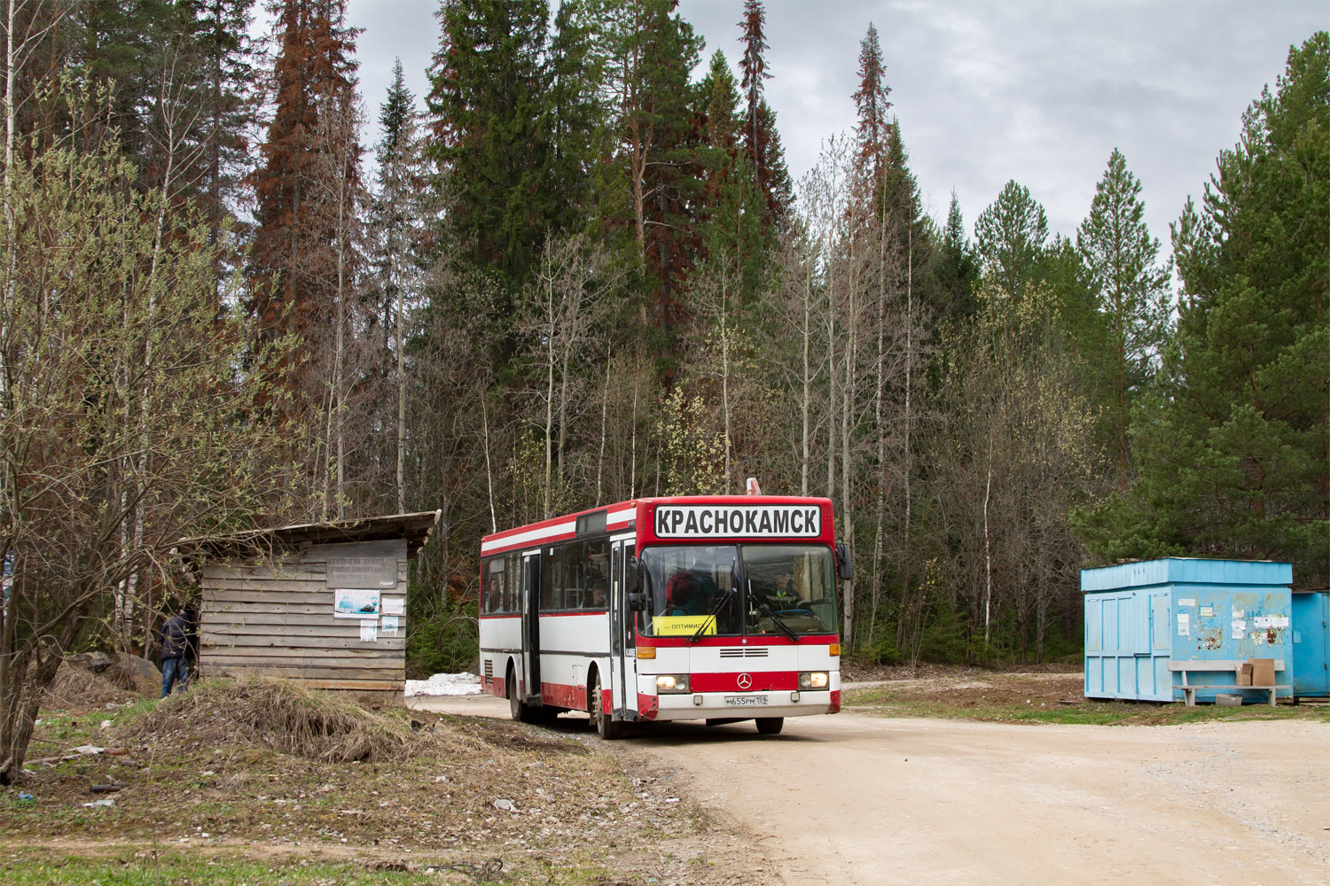 Perm region, Mercedes-Benz O405 № М 655 РМ 159