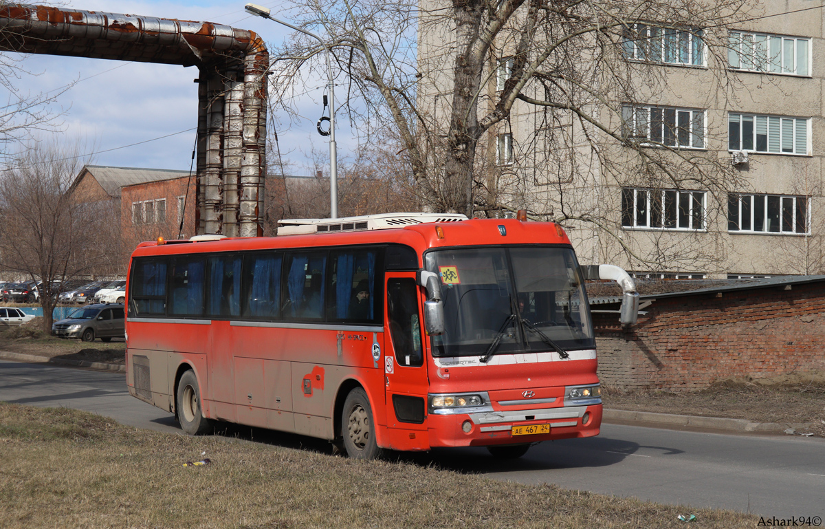 Krasnoyarsk region, Hyundai Aero Hi-Space # АЕ 467 24