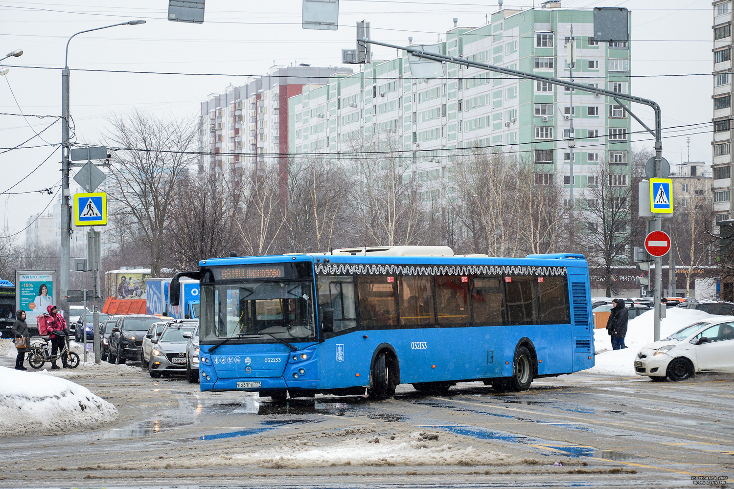 Moskau, LiAZ-5292.22 (2-2-2) Nr. 032133