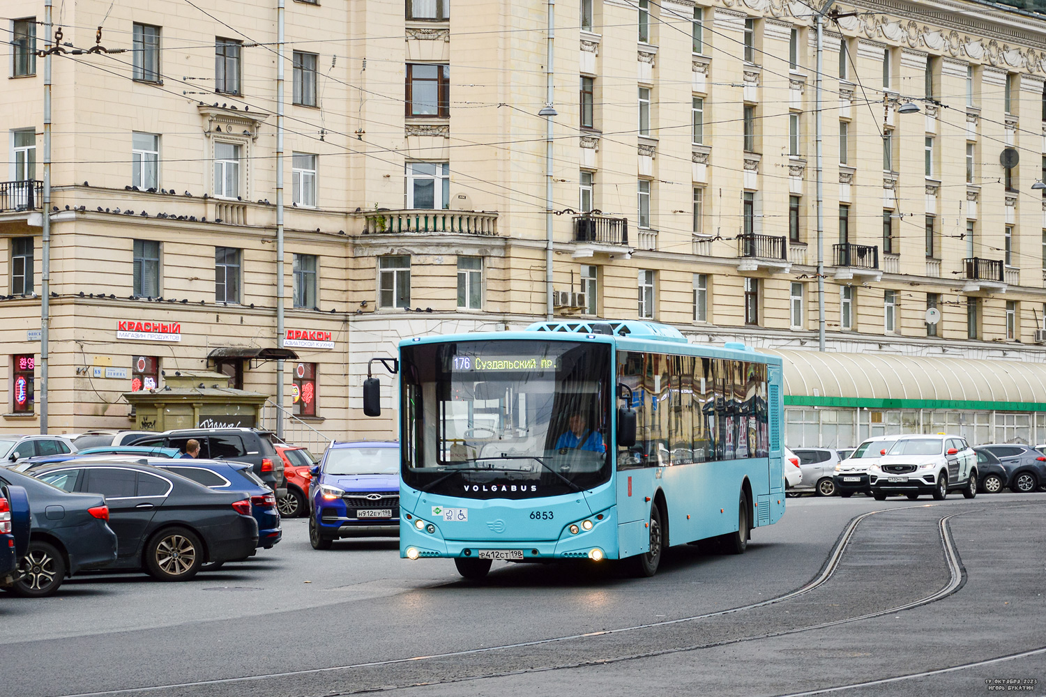 Санкт-Петербург, Volgabus-5270.G4 (LNG) № 6853