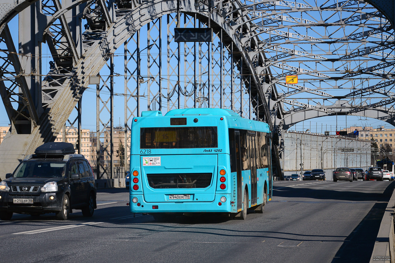 Санкт-Петербург, ЛиАЗ-4292.60 (1-2-1) № 6218