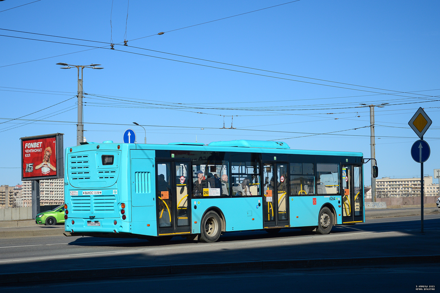 Sankt Peterburgas, Volgabus-5270.G2 (LNG) Nr. 6264