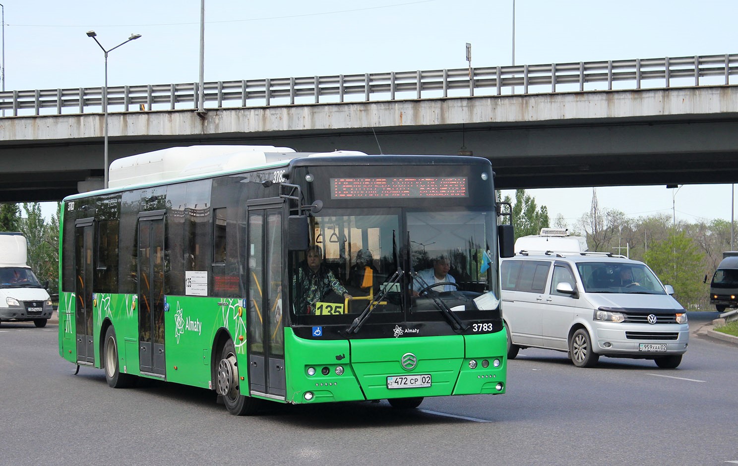 Алматы, Golden Dragon XML6125CN (Hyundai Trans Auto) № 3783 Алматы, Golden Dragon XML6125CN (Hyundai Trans Auto) № 3783