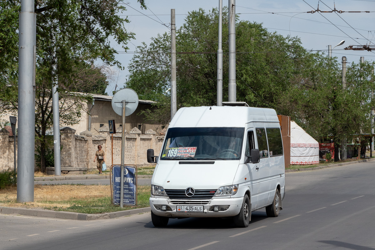 Кыргызстан, Mercedes-Benz Sprinter W901/W902 213CDI № 01 435 ALS