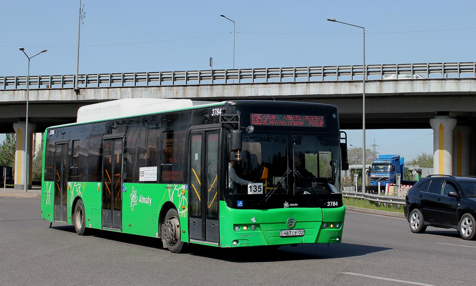 Almaty, Golden Dragon XML6125CN (Hyundai Trans Auto) Nr. 3784