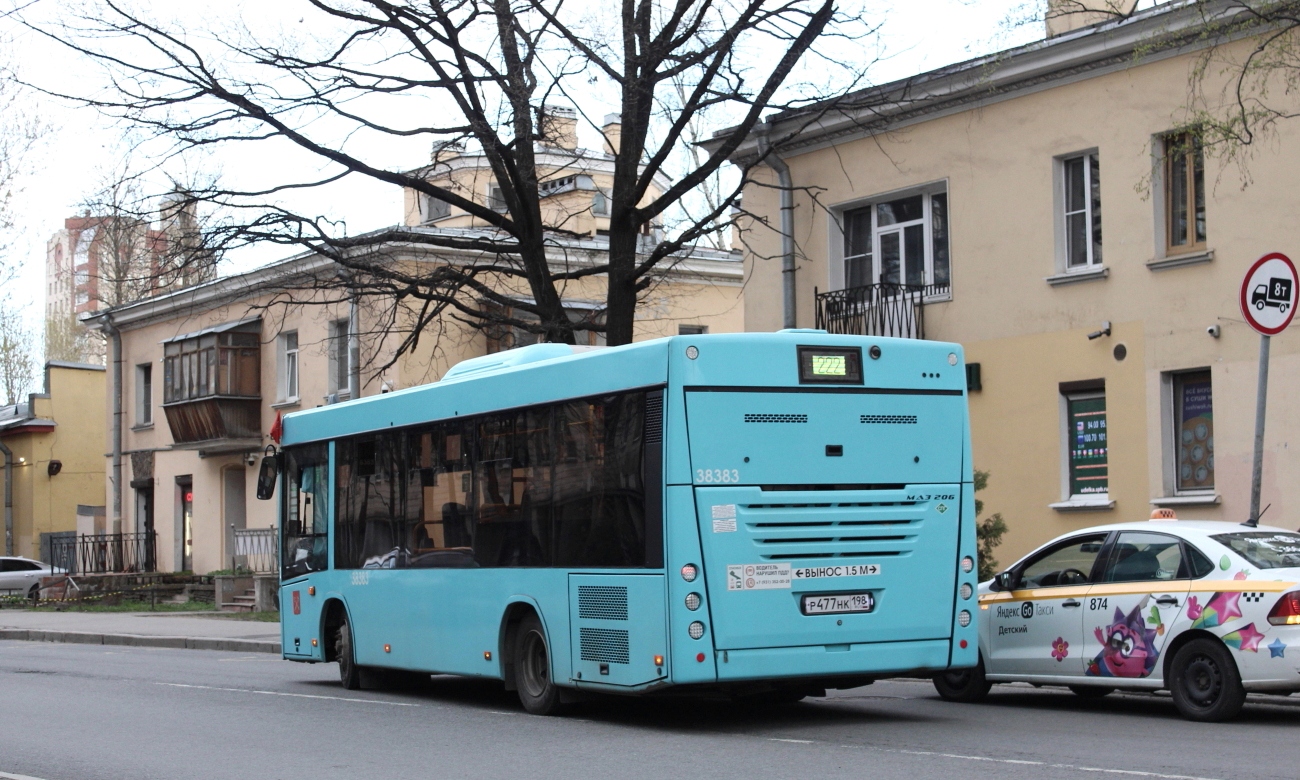 Санкт-Петербург, МАЗ-206.947 № 38383