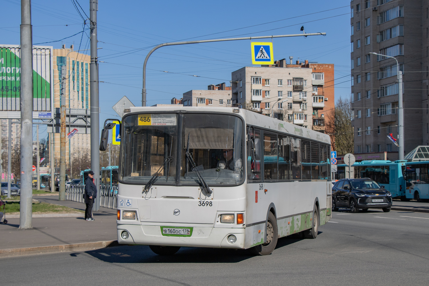 Санкт-Петербург, ЛиАЗ-5293.60 № 3698