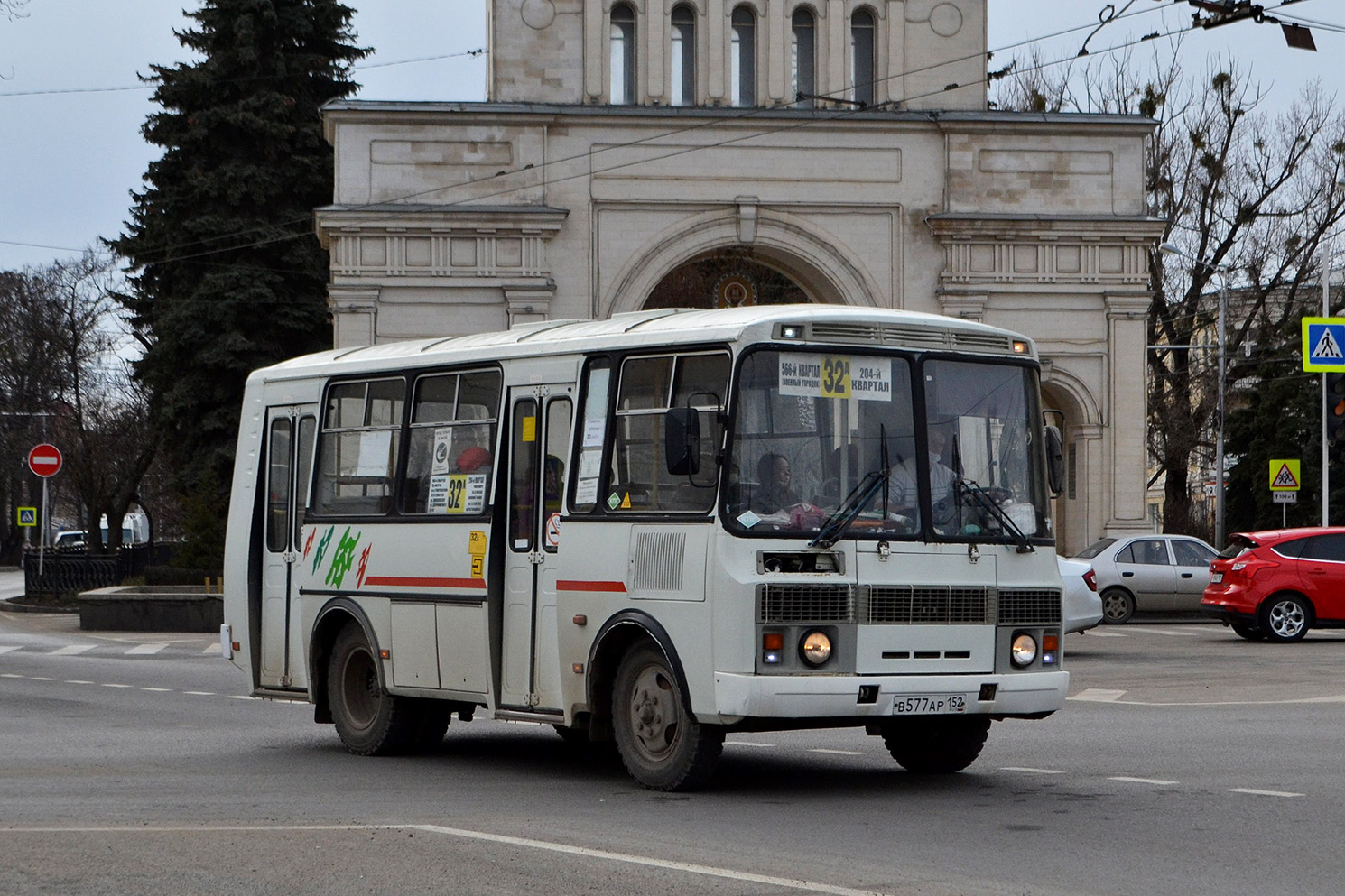 Ставропольский край, ПАЗ-32054 № В 577 АР 152