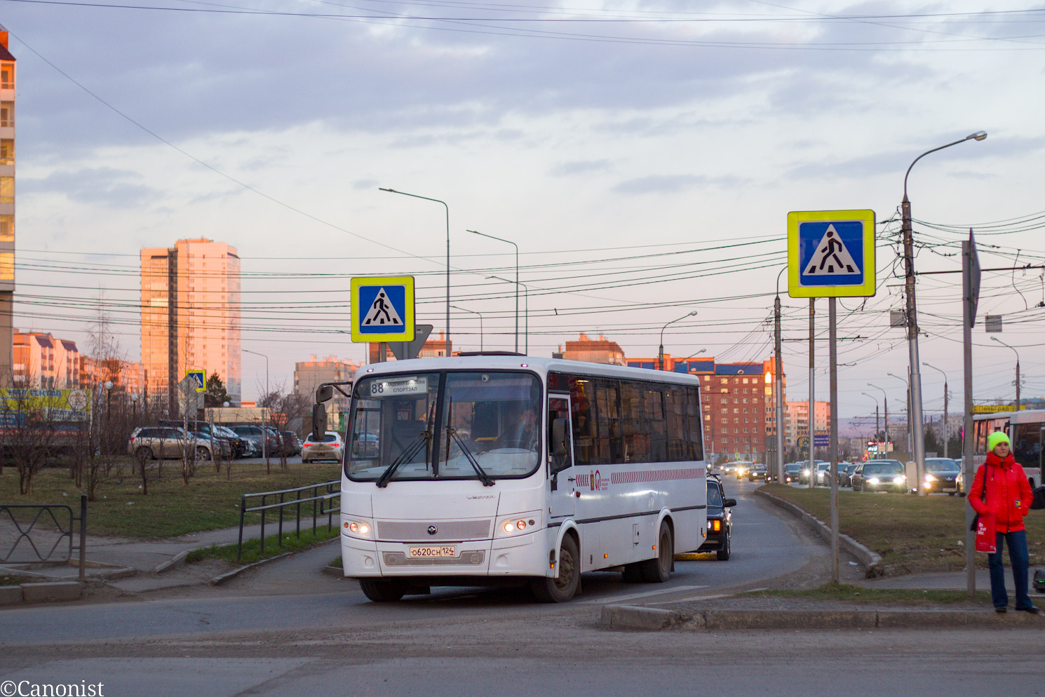 Красноярский край, ПАЗ-320414-04 "Вектор" (1-2) № О 620 СН 124