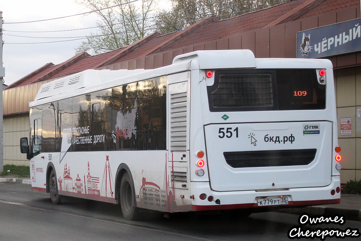 Wologda Region, LiAZ-5292.67 (CNG) Nr. 0551