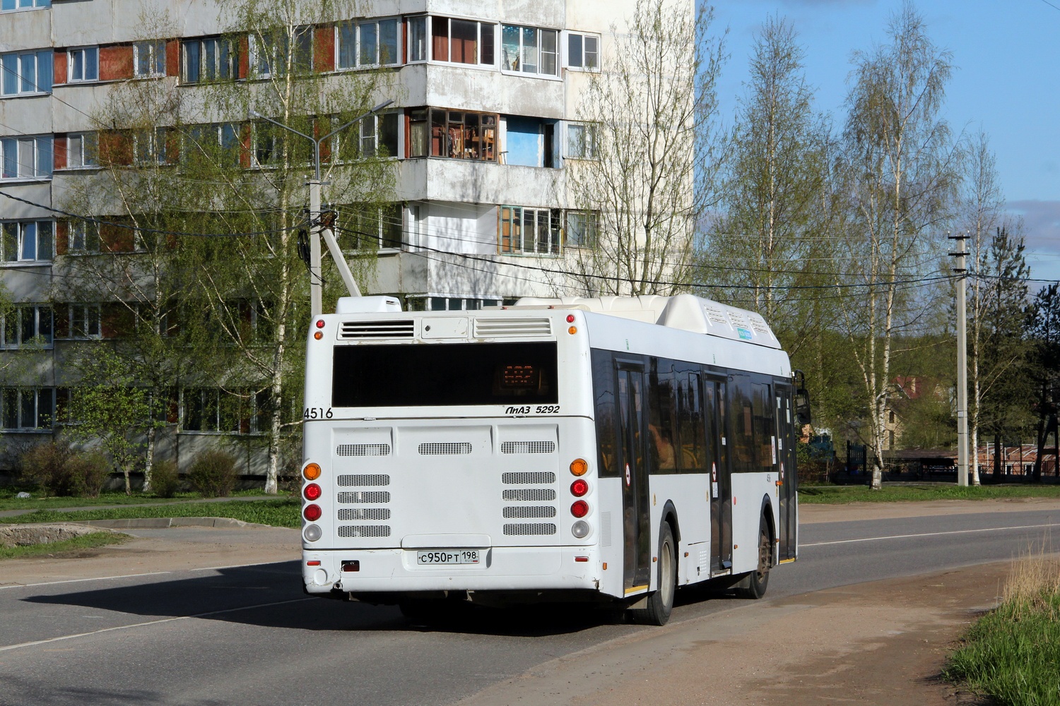 Санкт-Петербург, ЛиАЗ-5292.67 (CNG) № 4516