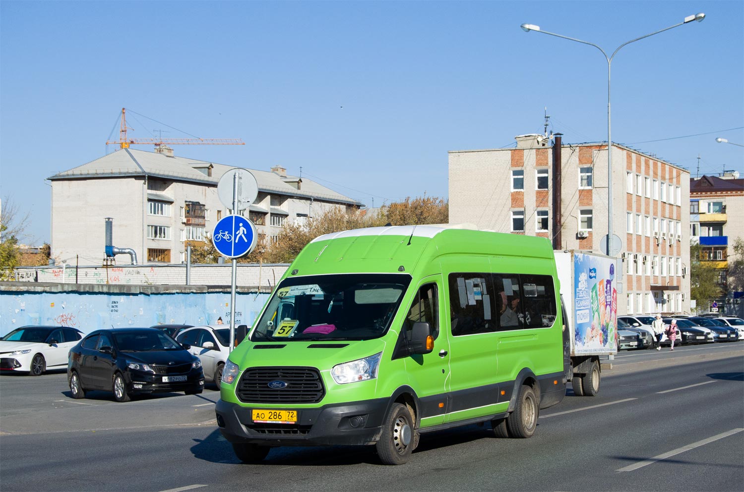 Тюменская область, Ford Transit FBD [RUS] (Z6F.ESG.) № АО 286 72