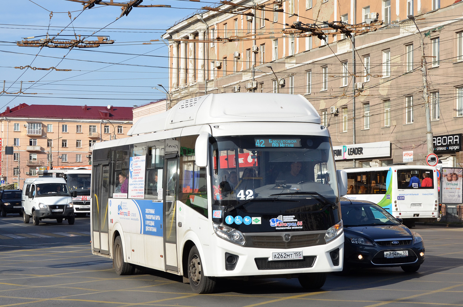 Omsk region, PAZ-320415-14 "Vector Next" Nr. 6109