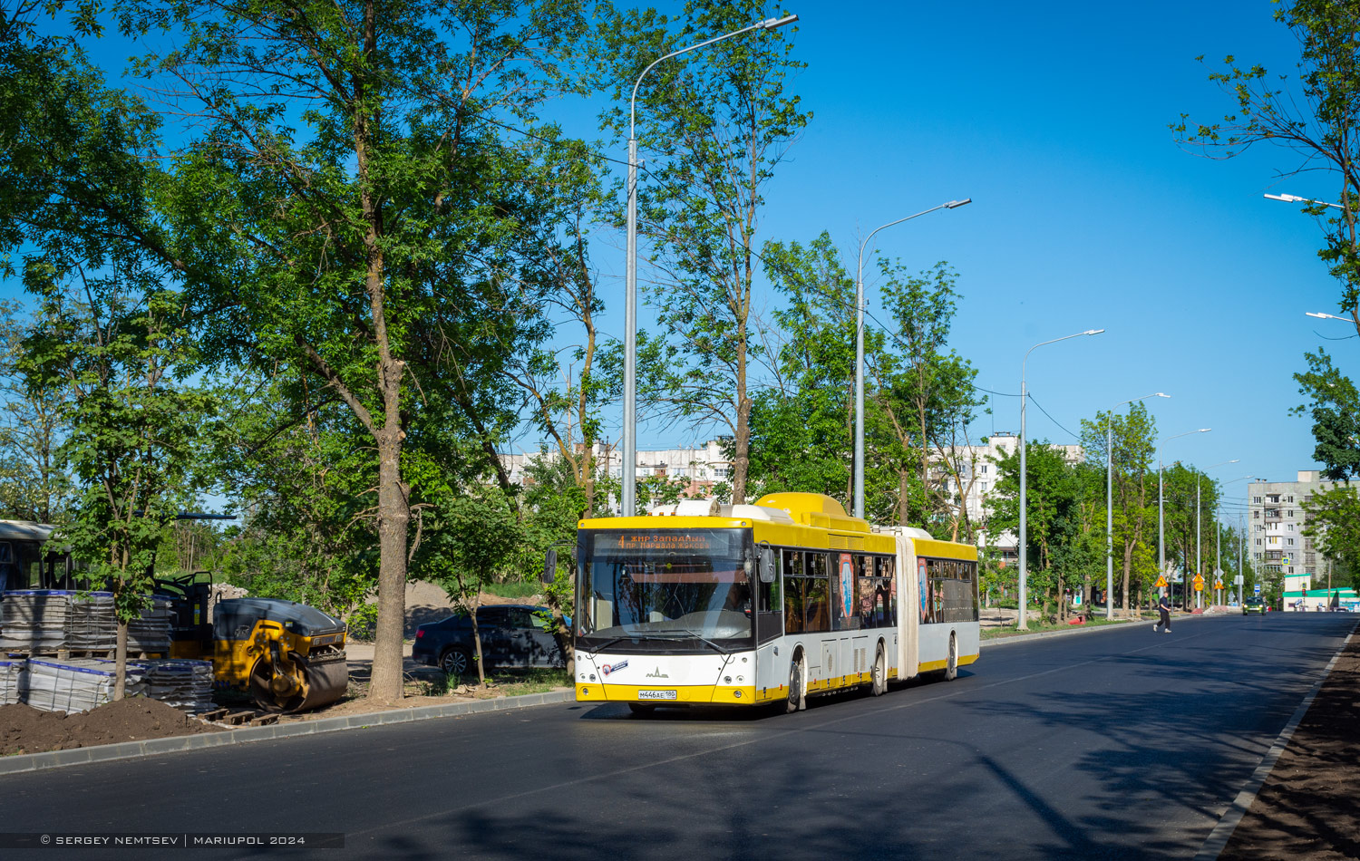 Данецкая вобласць, МАЗ-215.069 № М 446 АЕ 180