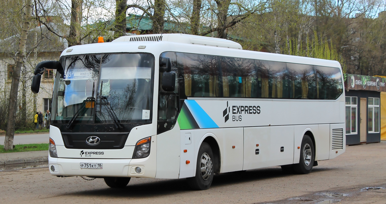 Удмуртия, Hyundai Universe Space Luxury № Р 751 КТ 18