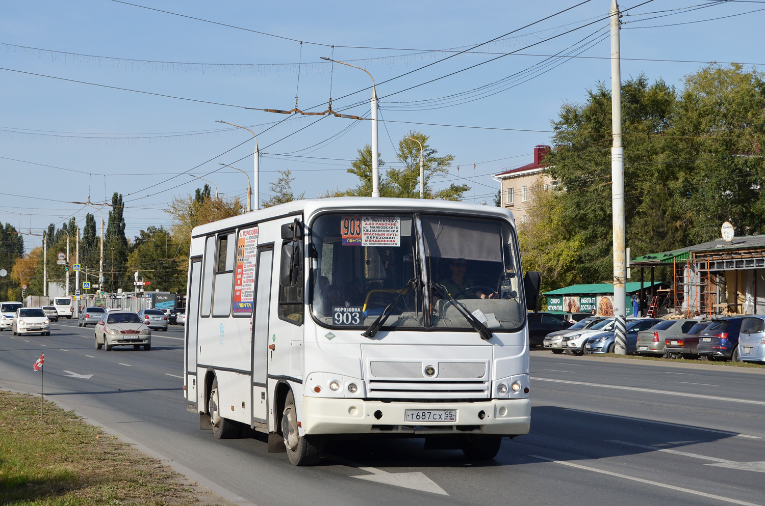 Омская область, ПАЗ-320302-08 № Т 687 СХ 55