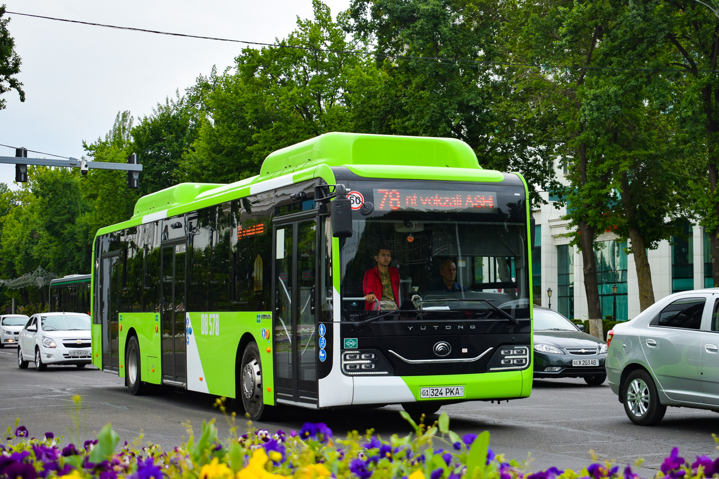 Узбекистан, Yutong ZK6126HG № 08578