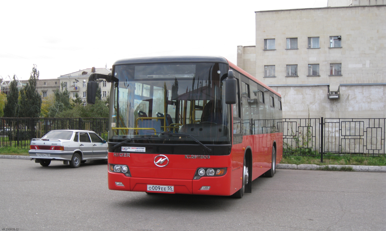 Омская область, Higer KLQ6118GS № О 009 ЕЕ 55