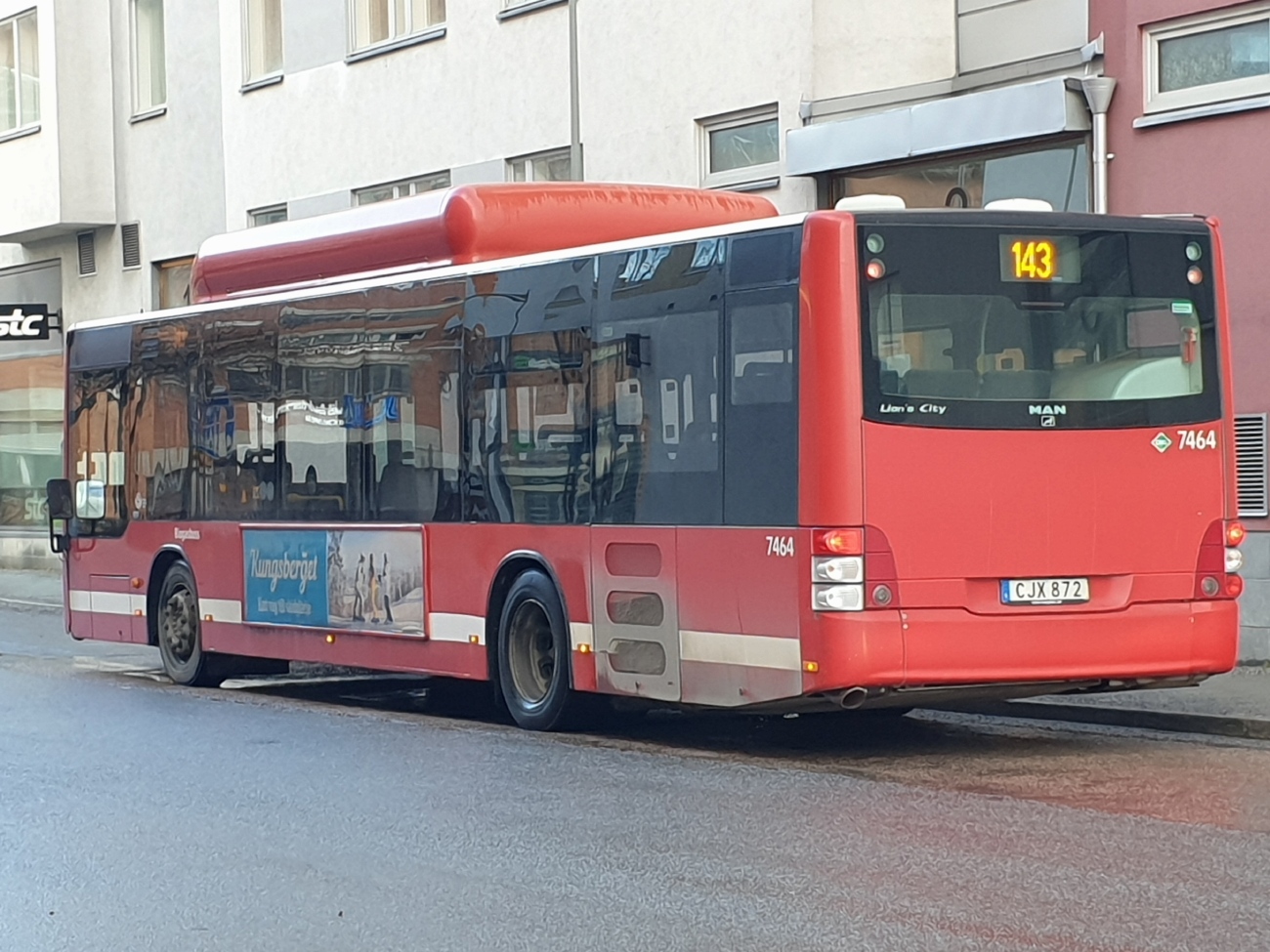 Швеция, MAN A21 Lion's City NL313 CNG № 7464