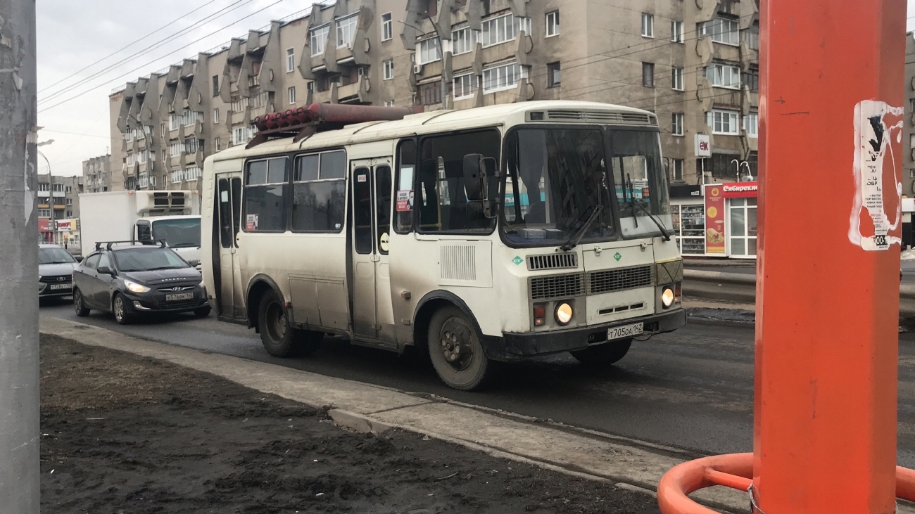 Кемеровская область - Кузбасс, ПАЗ-32054 № Т 705 ОА 142