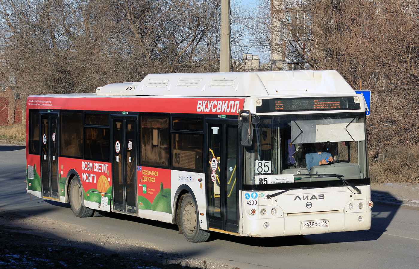 Волгоградская область, ЛиАЗ-5292.67 (CNG) № 4200