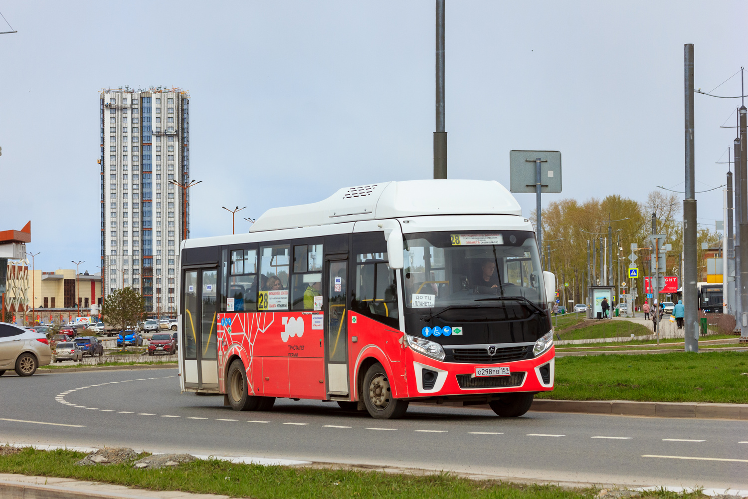 Пермский край, ПАЗ-320415-14 "Vector Next" № О 298 РВ 159