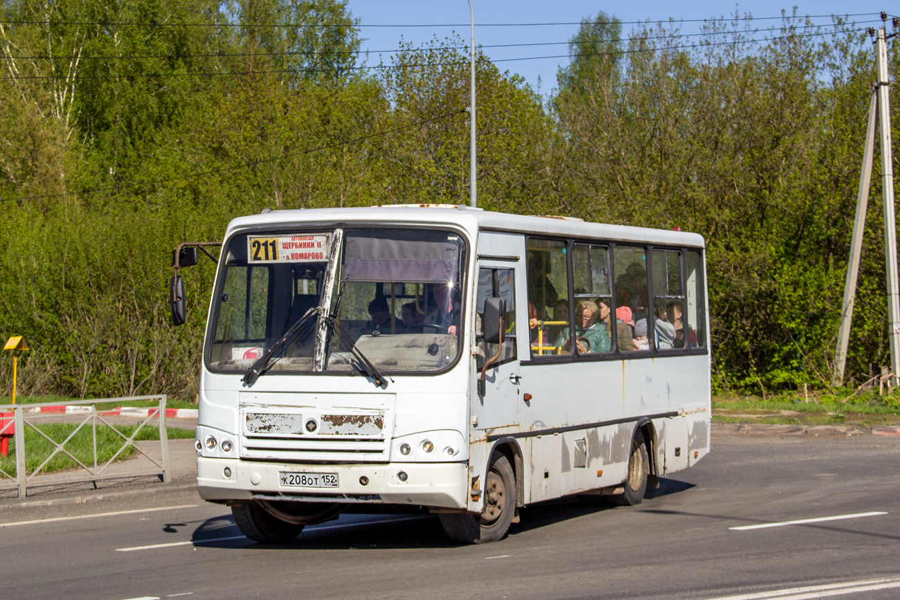 Нижегородская область, ПАЗ-320402-05 № К 208 ОТ 152