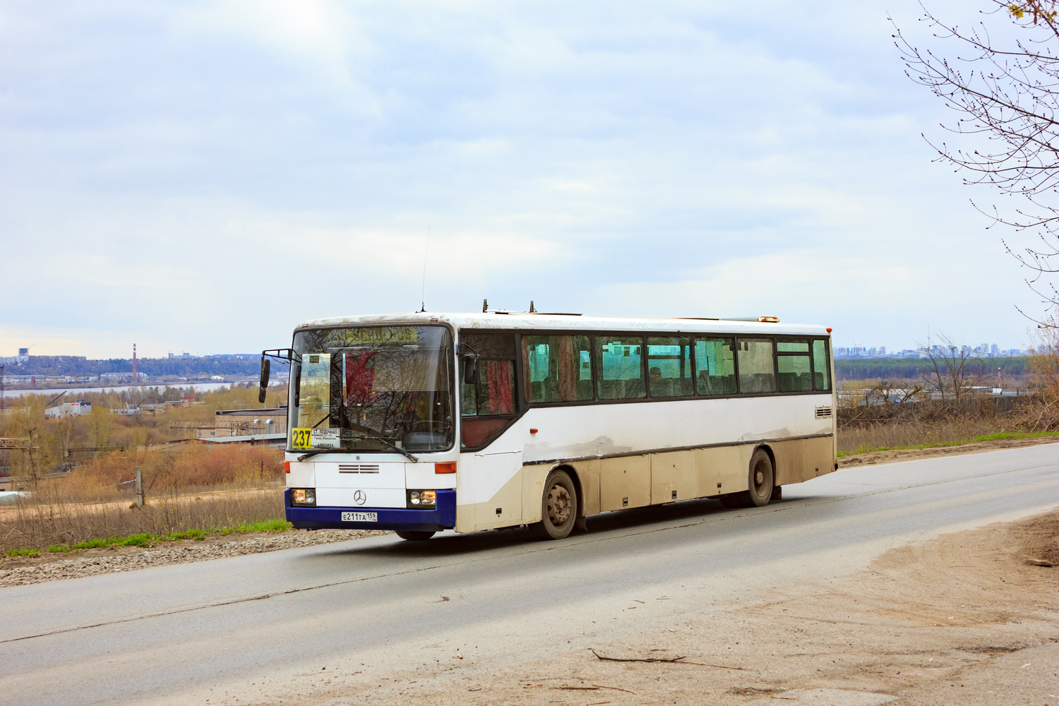 Perm region, Mercedes-Benz O408 Nr. Е 211 ТА 159